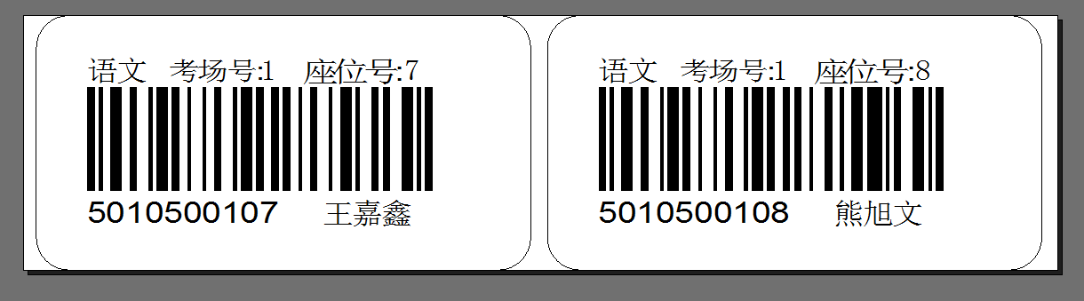朝陽區(qū)學生考試條碼打印,專業(yè)打印準考證條碼的打印機
